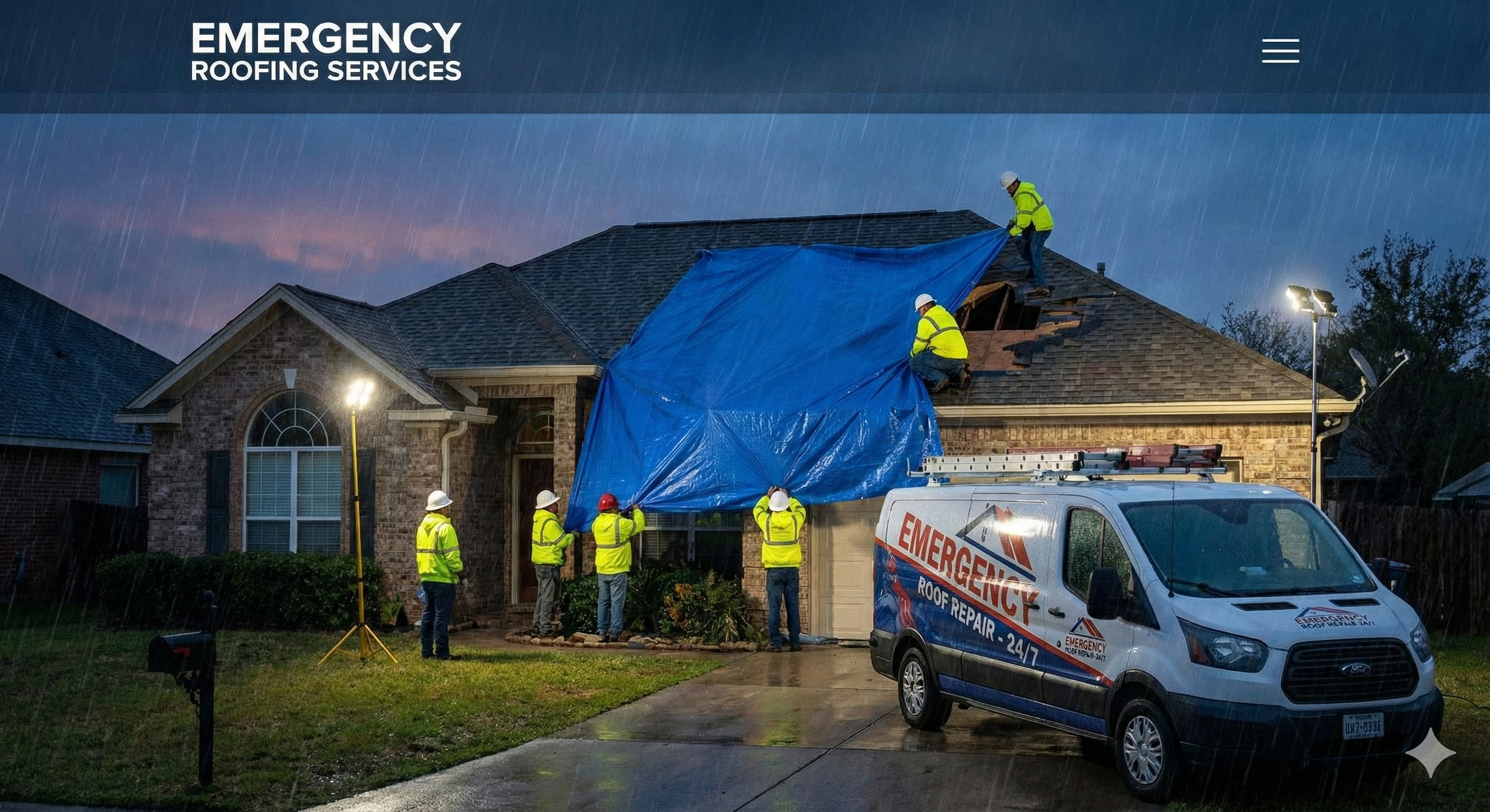 24/7 emergency roofing solutions by Apex Omnium Roofing Group
