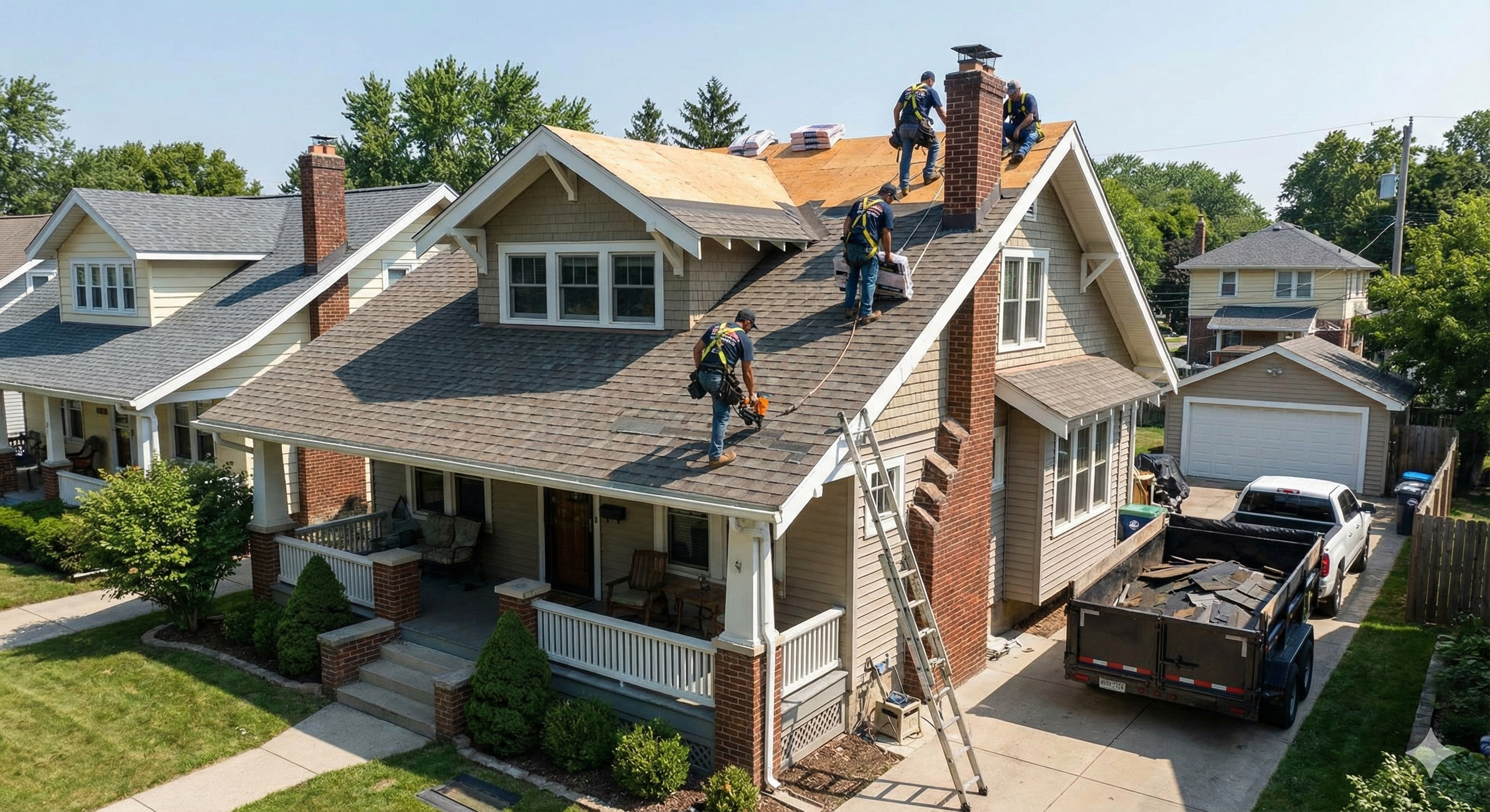 Apex Omnium Roofing Group professional team installing quality roofing in Los Angeles